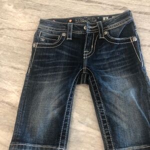 Girls Miss Me shorts size 8
